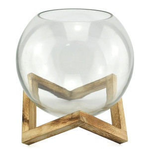 Stakleno zvono sa postoljem