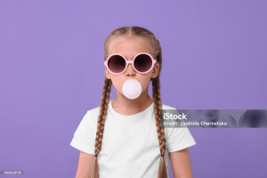 Purple sunshine  kids sun glasses