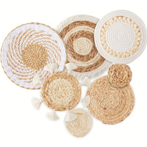 Skandinavski ručno tkani zidni dekor – set