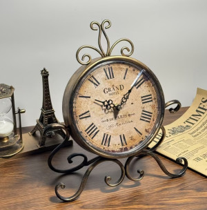 Vintage farmhouse zidni sat