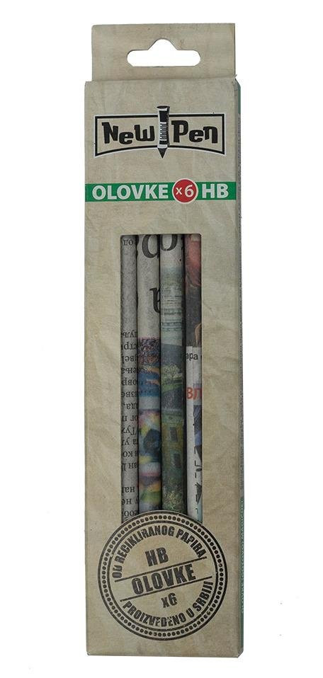 Eko grafitne olovke HB 1/6 NEW PEN