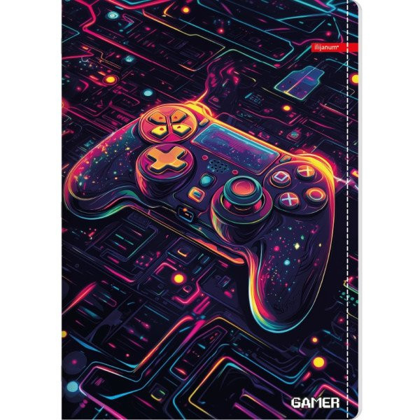 Sveska na kvadratiće A4 GAMER 52 lista (Više vrsta)