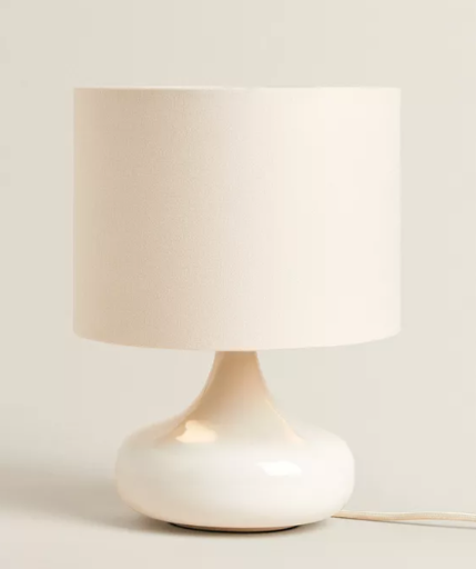 MALA STONA LAMPA SA KERAMIČKIM POSTOLJEM