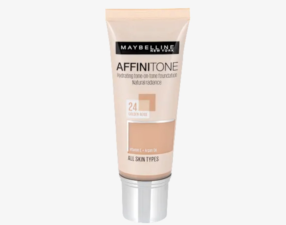 MAYBELLINE NEW YORK Affinitone tečni puder – 24 Golden Beige