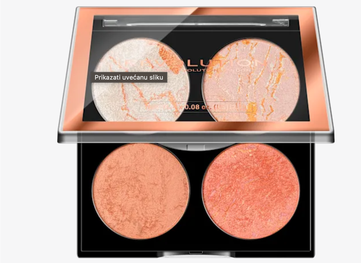 REVOLUTION Mini paleta bronzera i hajlajtera, Cheek Kit, Take a Breather