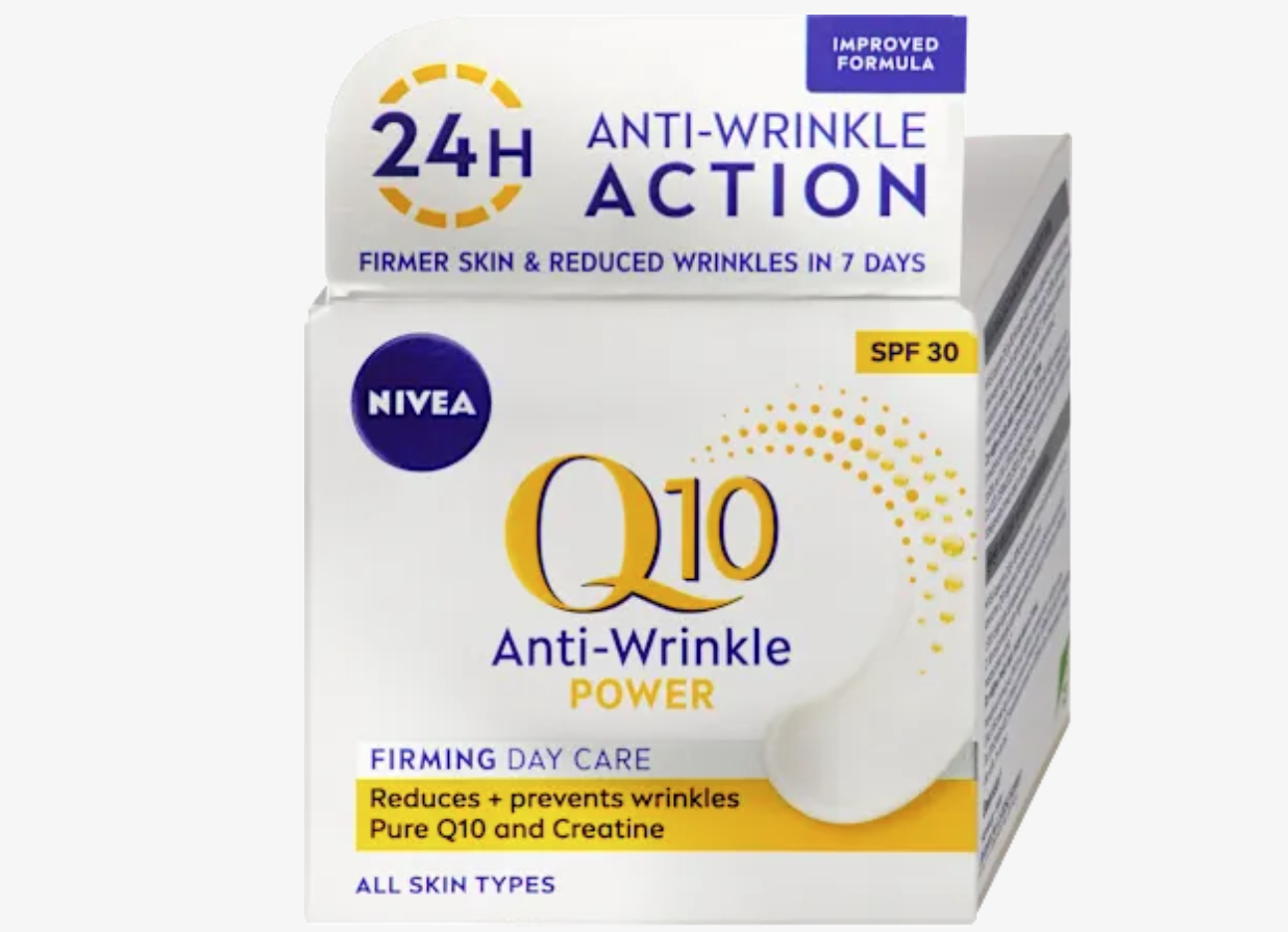 NIVEA Q10 POWER dnevna krema protiv bora, SPF 30