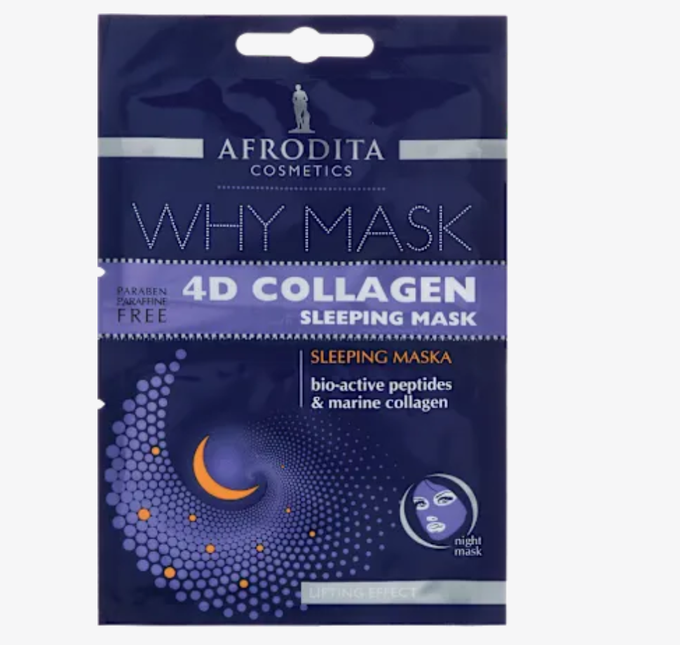 AFRODITA WHY maska za spavanje 4D Collagen