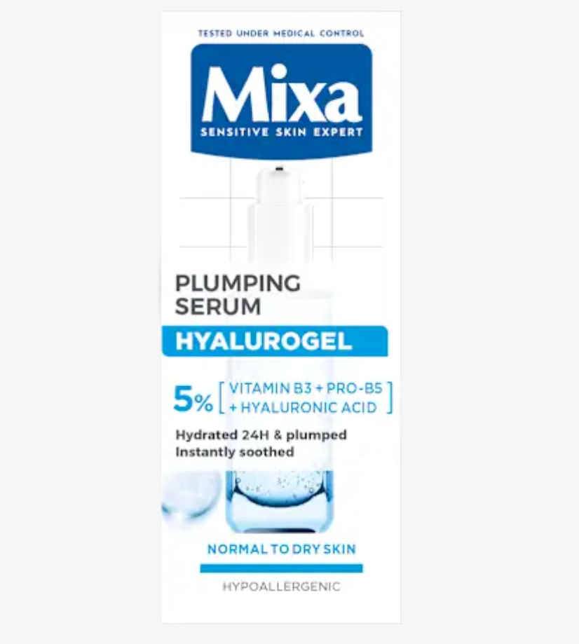 Mixa HYALUROGEL PLUMPING serum za lice