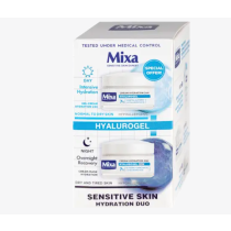 Mixa HYALUROGEL HYDRATION DUO za osetljivu kožu: dnevna + noćna krema za lice