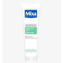 Mixa ANTI-IMPERFECTION COMFORT gel za čišćenje lica - salicilna kiselina i skvalan