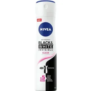 NIVEA Black & White INVISIBLE clear - antiperspirant dezodorans u spreju