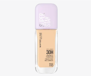 MAYBELLINE NEW YORK SUPER STAY 30H LUMI-MATTE tečni puder - 118