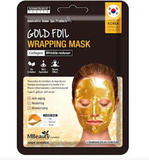 MBeauty GOLD maska za lice u maramici