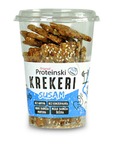 Proteinski krekeri - susam