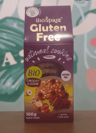 Bezglutenski keks sa cokoladom i lesnikom 