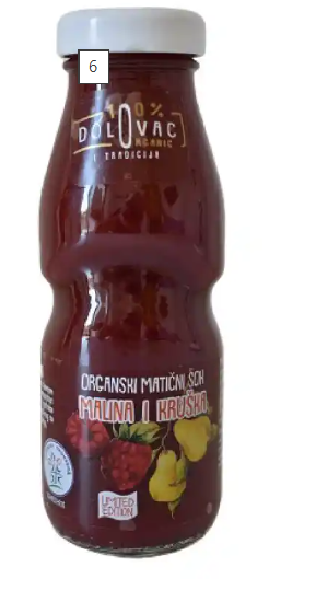 Organski sok malina-kruška 