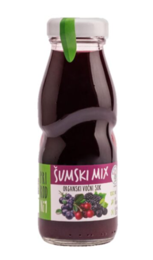 Prirodni voćni sok šumski miks 