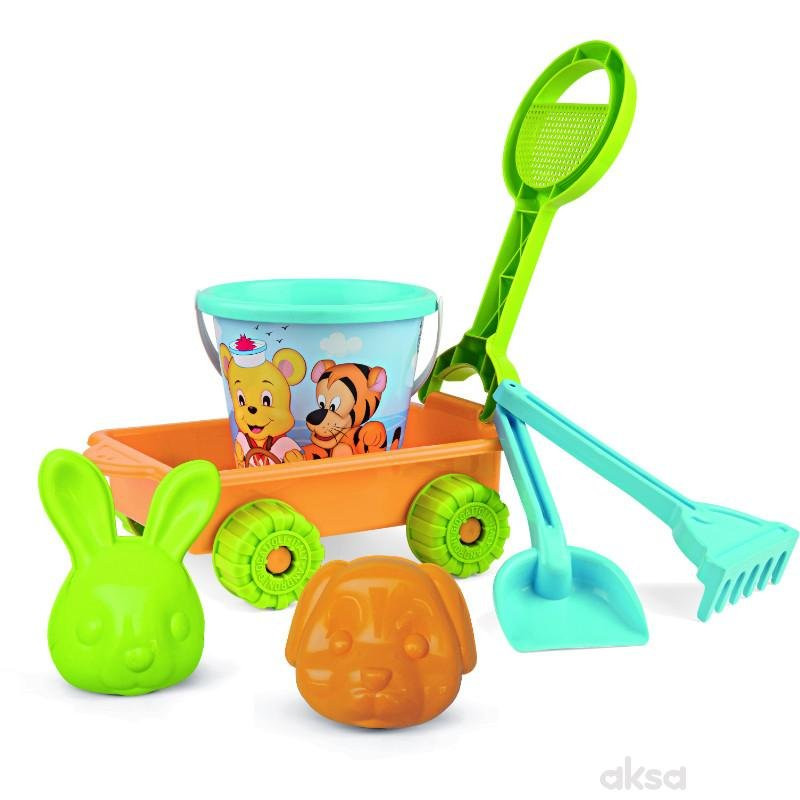 Androni Giocattoli kolica set za plažu, Poppy