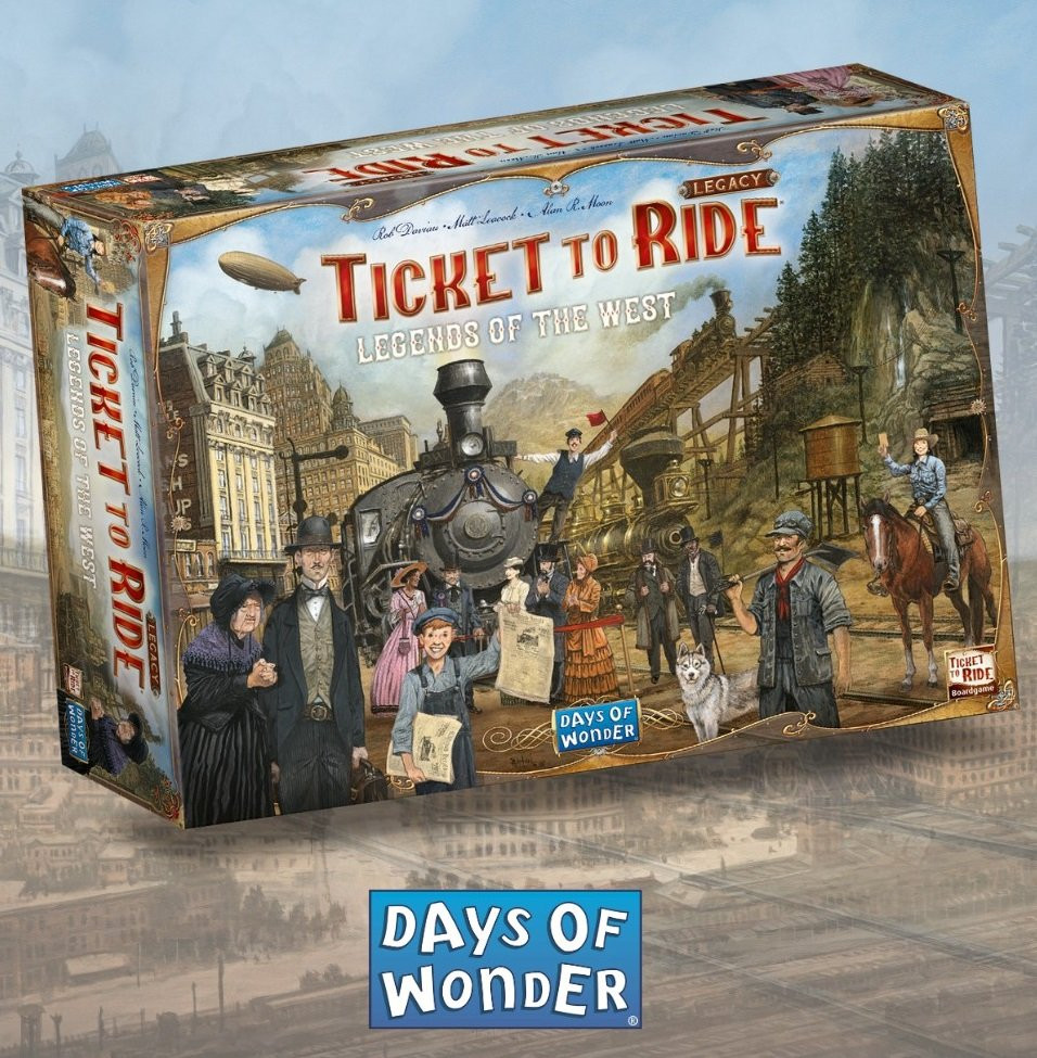 DRUŠTVENA IGRA TICKET TO RIDE LEGACY - LEGENDS OF THE WEST (ENG)