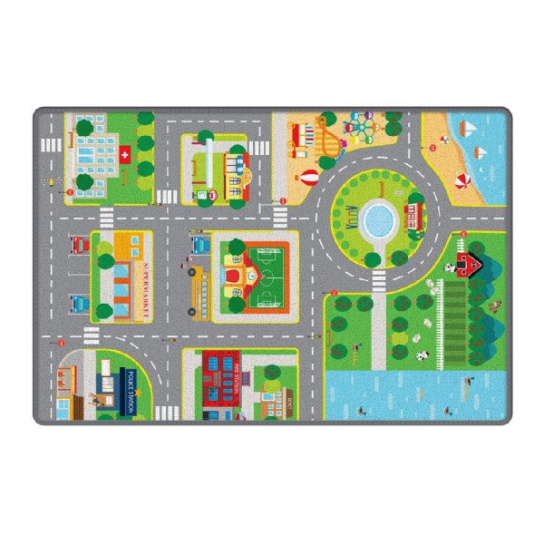 KIDZZ TEPIH PODLOGA ULTRA SOFT AUTO STAZA 120X180X2.5 CM
