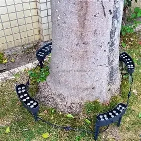 Waterproof Rgb Automatic Color Change Post Projection Lamp Led Tree