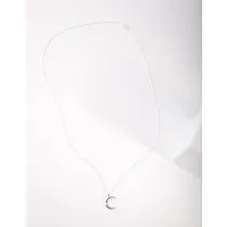 Luna: stalna lepota- polumesec ogrlica od hirurškog čelika