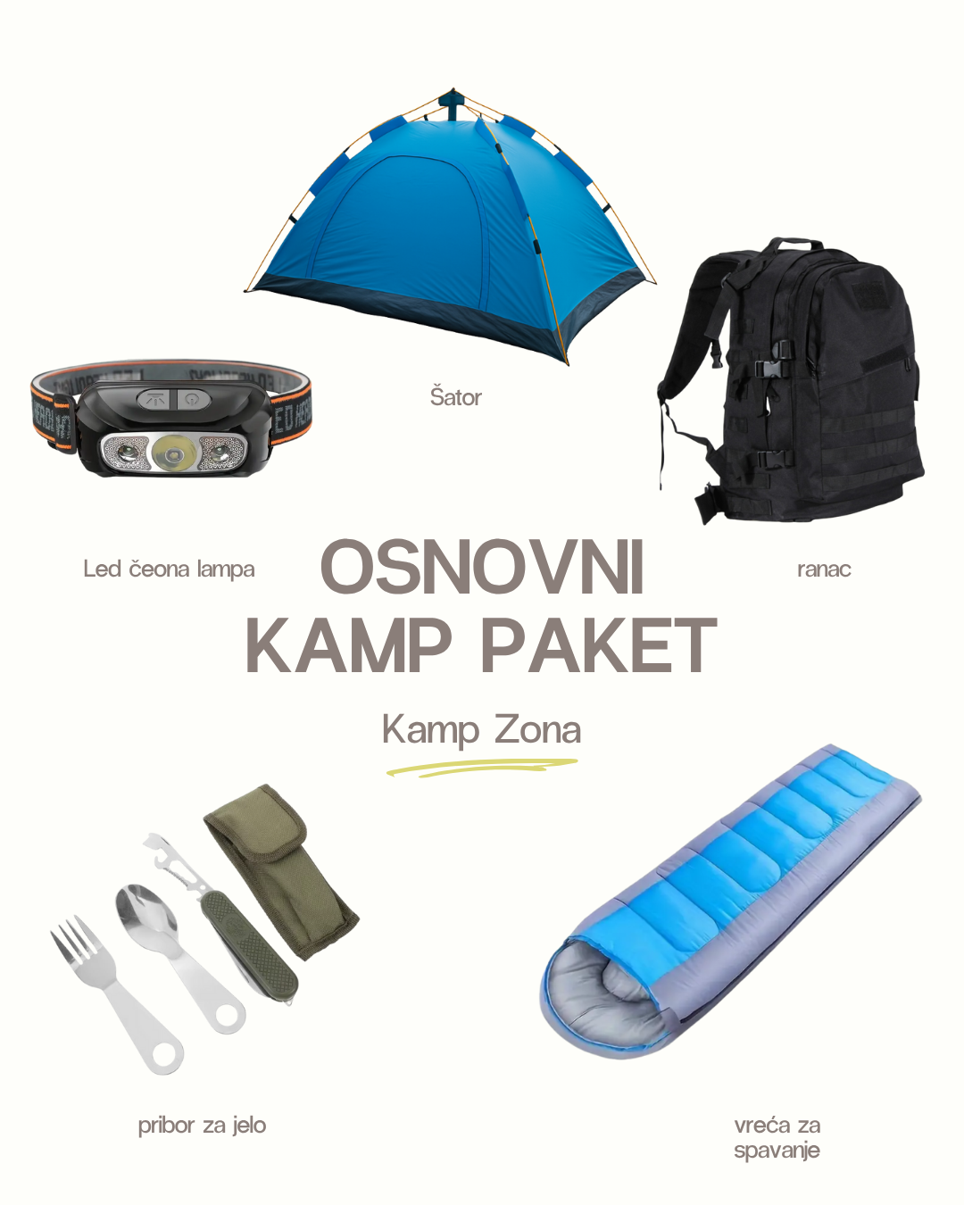 Osnovni kamp paket 1 - Vikend u Prirodi