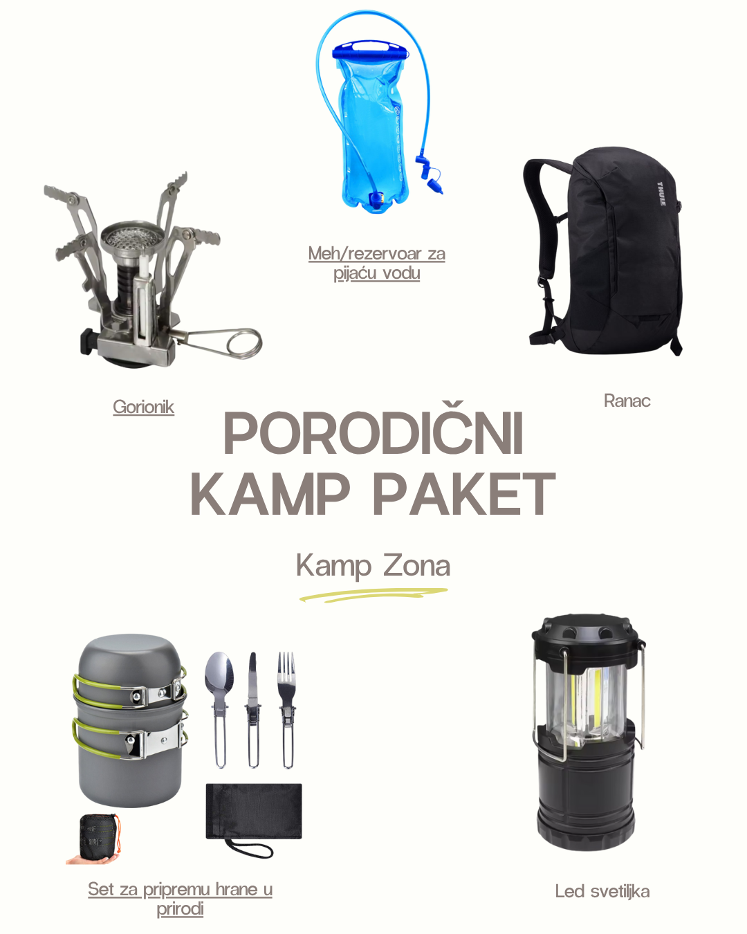 Porodični kamp paket 5 - Porodični Komfor