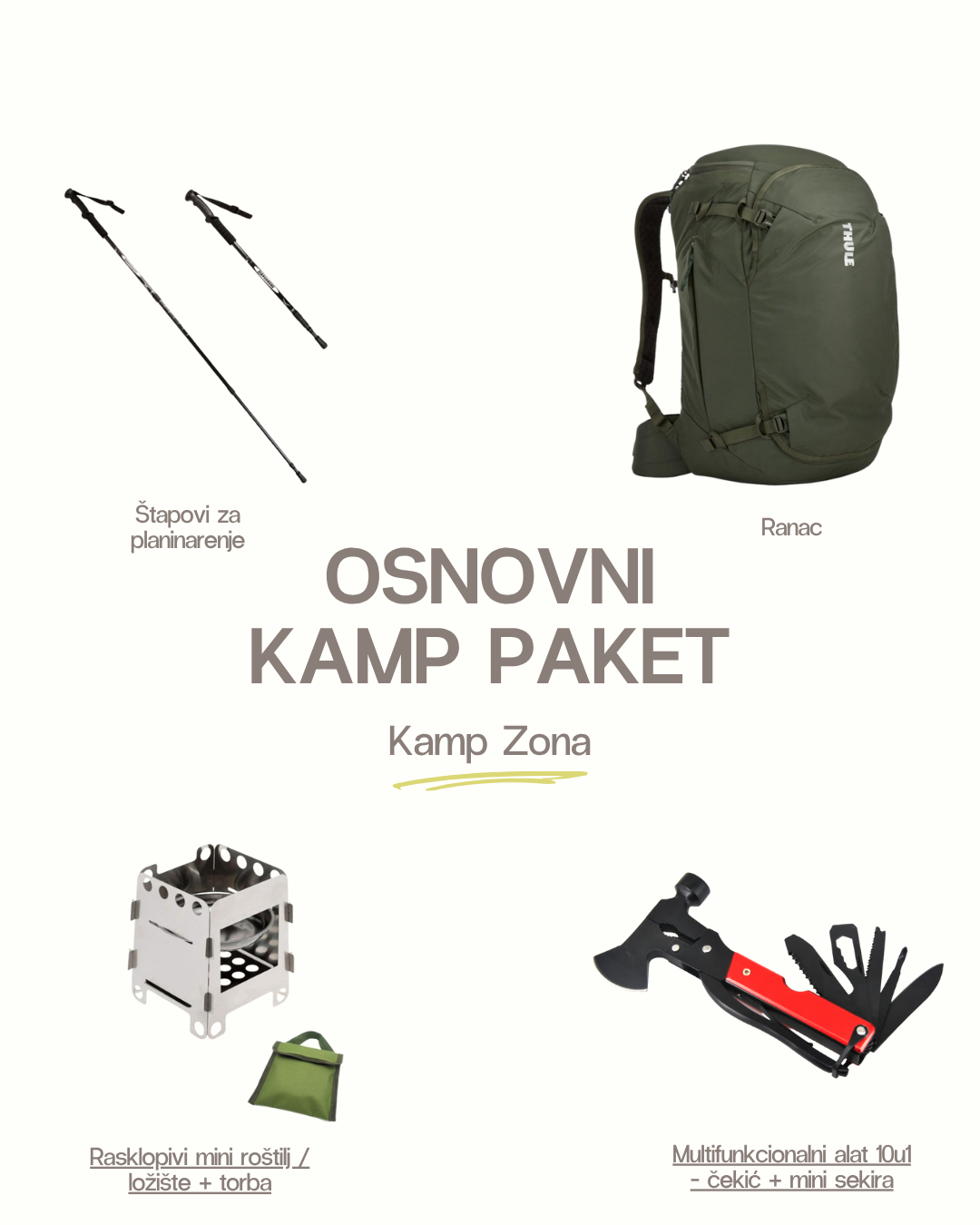 Osnovni kamp paket 4