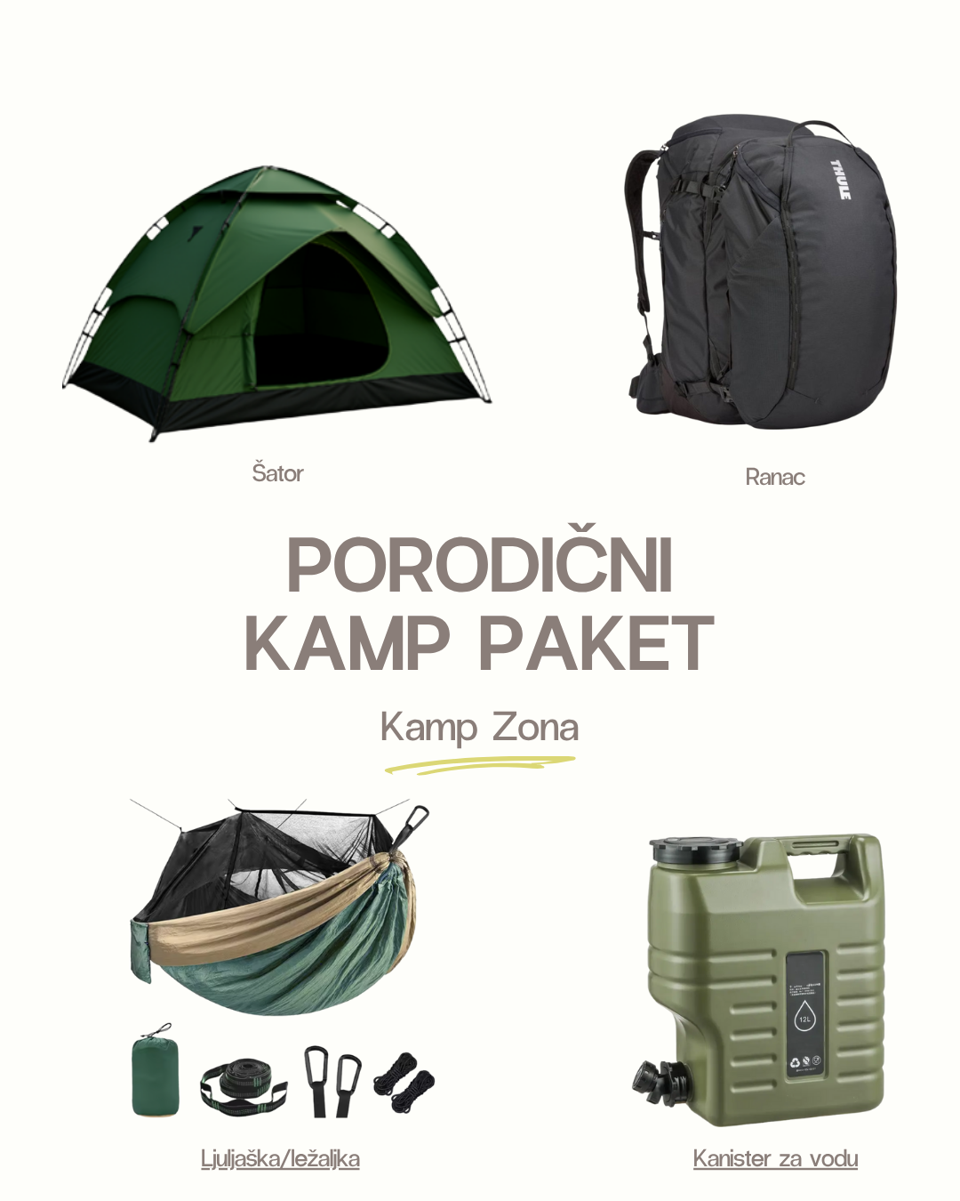 Porodični kamp paket 1 - Porodična Avantura