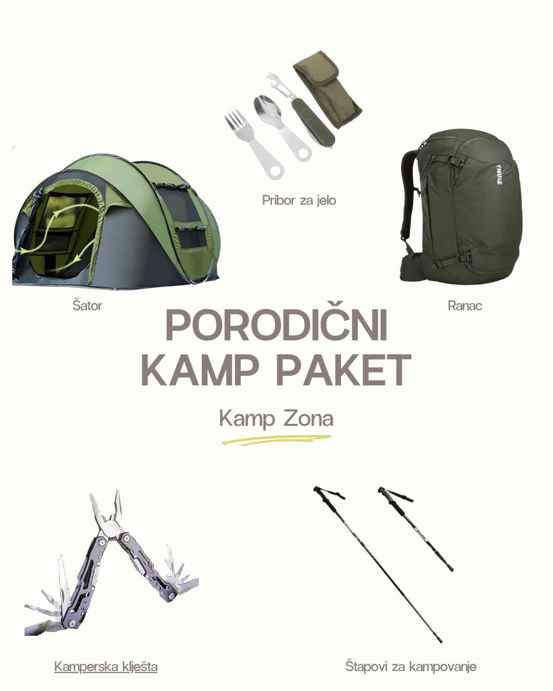 Porodični kamp paket 2 - Zajedno u Prirodi