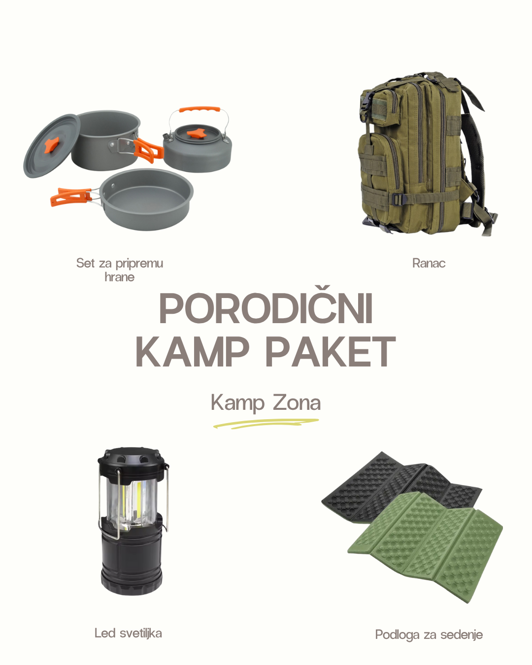 Porodični kamp paket 4 - Prirodni Odmor
