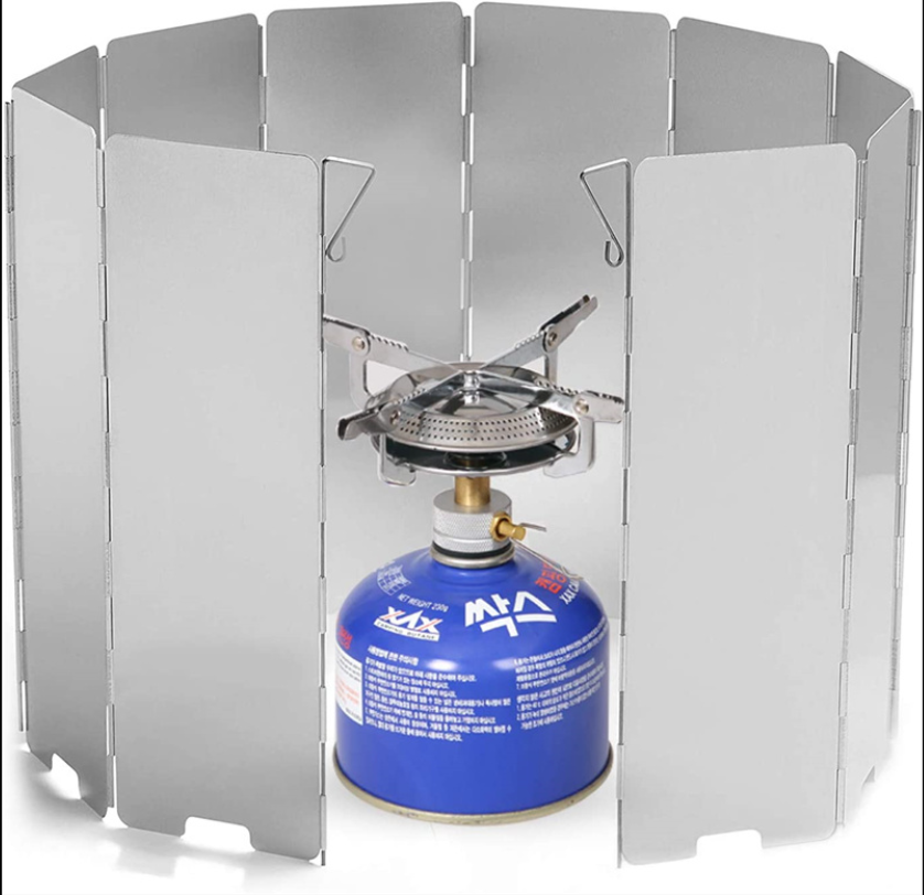 Rasklopivi vetrobran za gorionik/ložište + torba