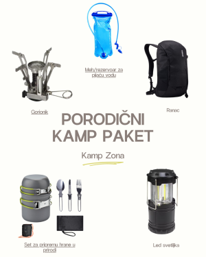 Porodični kamp paket 5 - Porodični Komfor