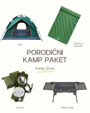 Porodični kamp paket 3 - Vikend pod zvezdama