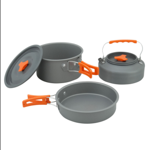 Set za pripremu hrane u prirodi + torba – za 2 osobe