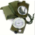 Vojni optički kompas torbicom – zeleni