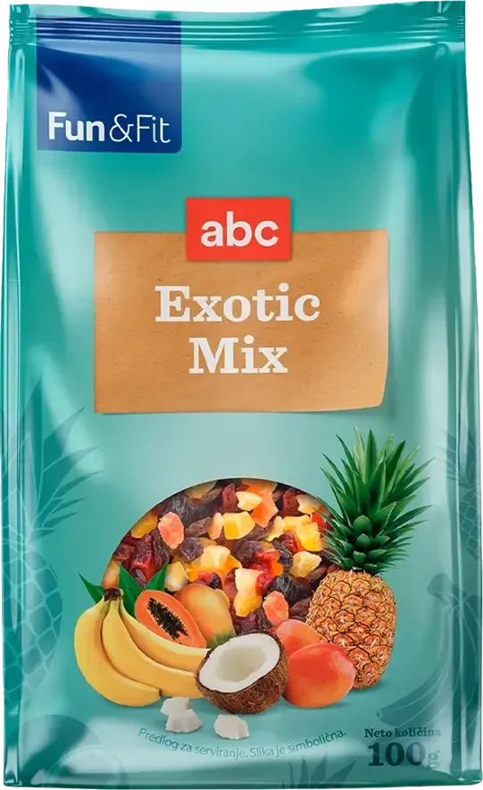Egzotični mix sušenog voća 100g