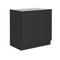 Siena 80d 2f bb kuhinjski element 2 vrata 80x52x82 cm crni