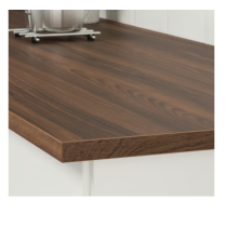 EKBACKEN Radna ploča, smeđa im. orahovine/laminat, 246x2.8 cm