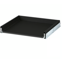 KNIVSHULT Fioka, plitka, tamnosiva, 60x60 cm