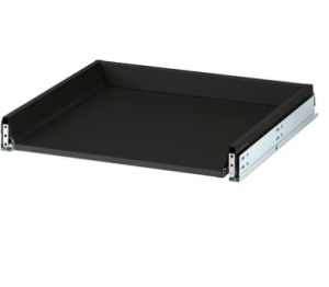 KNIVSHULT Fioka, plitka, tamnosiva, 60x60 cm