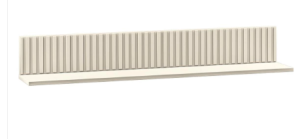 Sophie 09 zidna polica 120x20x18 cm bež