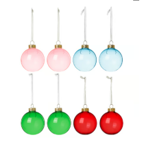 VINTERFINT Ukras za jelku, kuglica staklo/raznobojno