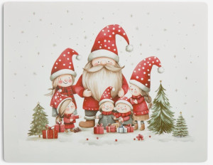 Stoni podmetač STAUROLIT 33x42 bela/crvena