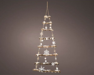 LUMINEO Novogdišnja jelka viseći LED ukras