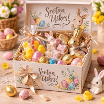Uskršnja korpa slatkiša