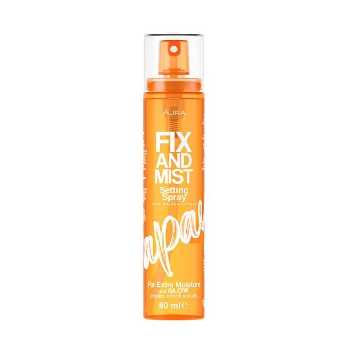 Aura fix and mist setting spray