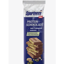 Proteinska punjena mlečna čokolada sa ukusom pistaća sa zaslađivačima