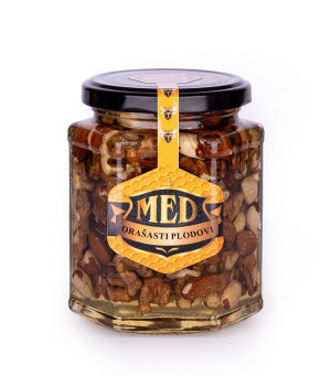 Med sa orašastim plodovima 400gr